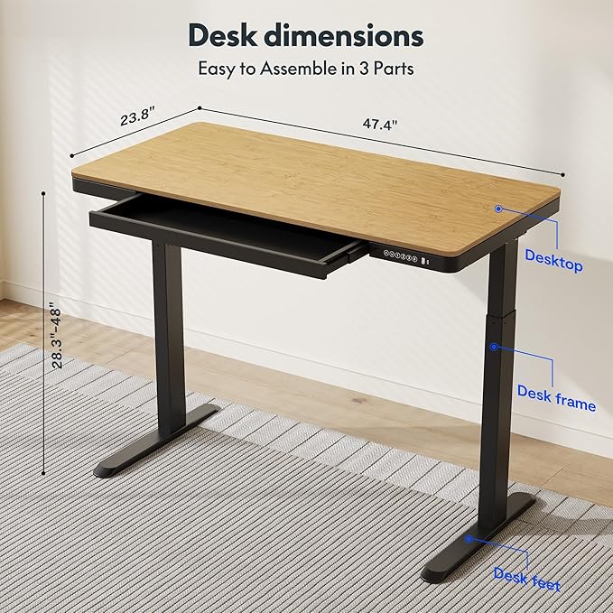 FLEXISPOT Comhar Electric Standing Desk - Image 3