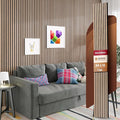 Avana Modern Acoustic Wood Wall Panels – 94.4 X 12.6 Inch White Oak Acoustic by AvanaHome