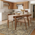 GENIMO 6x9 Area Rugs for Living Room, Machine Washable Non Slip Vintage Rugs - Image 3