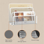 SUPEASY Mail Organizer for Desk, Mesh Metal Mail Holder Countertop - Image 4