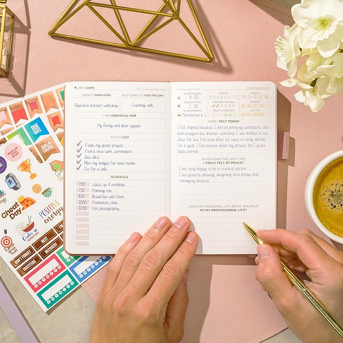 Clever Fox Self-Care Journal Pocket – Daily Reflection Notebook – Mental Health - Image 6