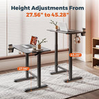 FitStand Small Pneumatic Adjustable Stand Up Desk, Rolling One-Piece Standing - Image 6