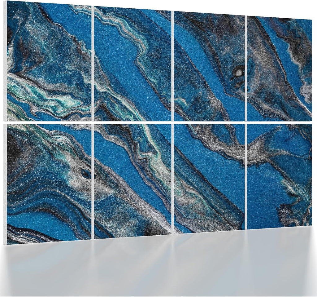 UMIACOUSTICS 8 Pcs 0.7Inch Thick Art Acoustic Panels, Total 47.2” x 31.5”
