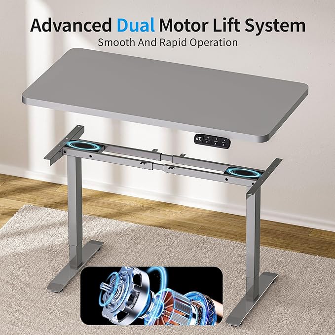 BIZUM Dual Motor Electric Standing Desk Frame - Image 5