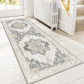 GENIMO 2x5 Runner Rugs for Hallway, Machine Washable Non Slip Vintage Retro Rugs