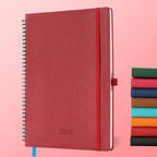 IN-LUXPRO Planner 2026 Daily Weekly and Monthly, 11.5"x8.5", 12 Months Spiral by IN-LUXPRO