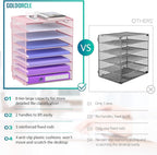 8 Tier Paper Letter Tray Organizer - Image 3