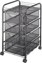 Safco Onyx Rolling File Cart