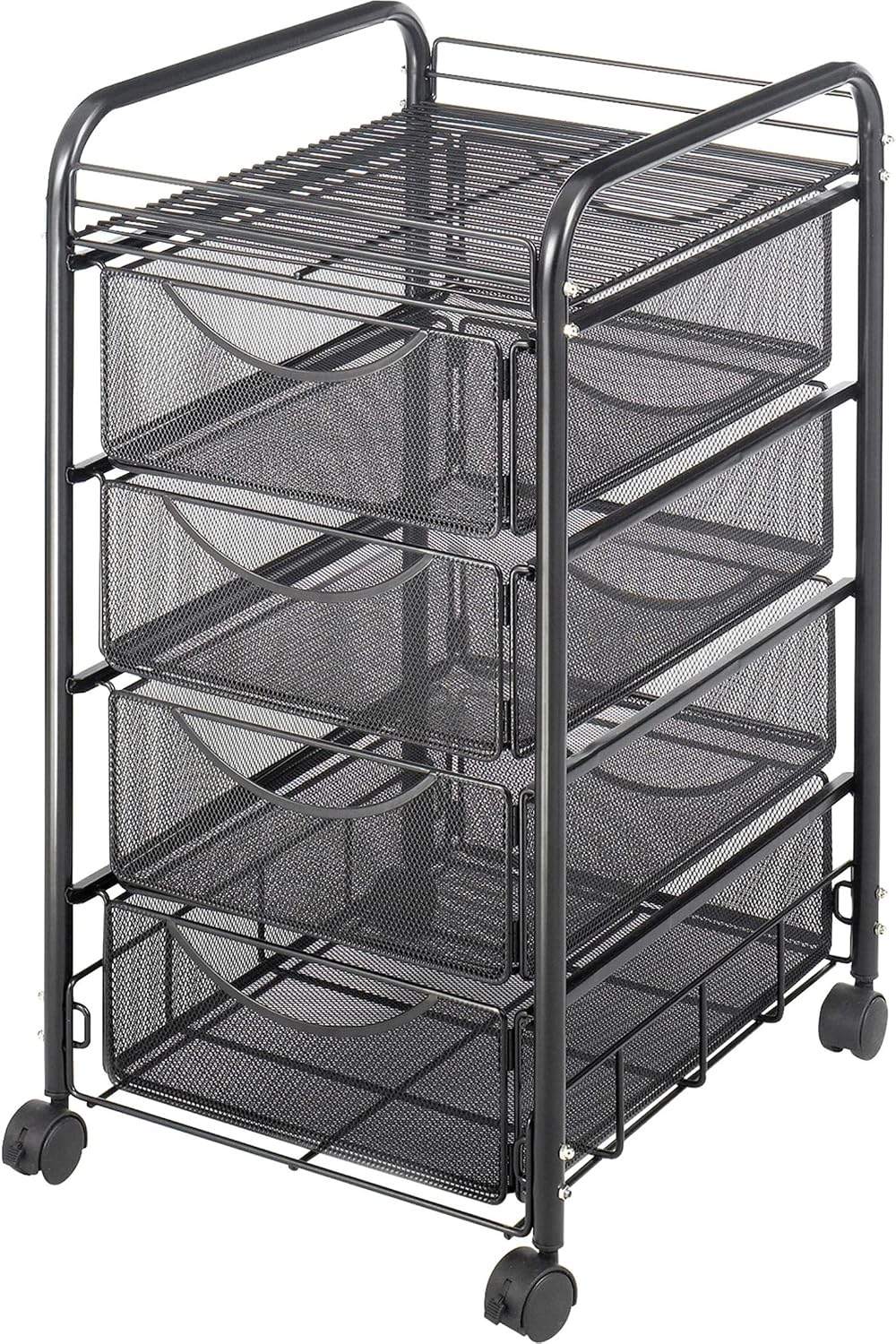 Safco Onyx Rolling File Cart