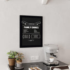 HBCY Creations 18" x 24" Rustic Black Solid Wood Frame Wall Chalkboard - Image 6