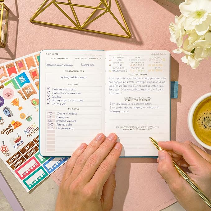 Clever Fox Self-Care Journal Pocket – Daily Reflection Notebook – Mental Health - Image 6