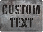 Custom Sign, Custom Street Sign, 11 Font Colors, 13 Font Styles, 4 Hole Options by MySignCenter