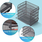 Supeasy 5 Trays Paper Organizer Letter Tray - Image 3