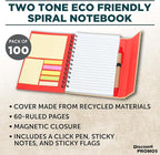 DISCOUNT PROMOS Custom Eco Friendly Spiral Notebooks - Image 3