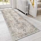 GENIMO Runner Rug 3x7, Non Slip Vintage Hallway Runner Rugs, Low Pile