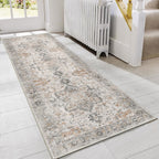 GENIMO 2x7 Area Rugs for Living Room, Machine Washable Non Slip Vintage Retro