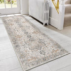 GENIMO Runner Rug 3x7, Non Slip Vintage Hallway Runner Rugs, Low Pile by GENIMO