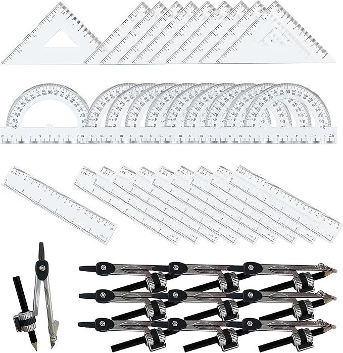 Virginia's Store 40 Piece, Precision Geometry Set by Virginia%27s+Store