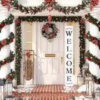 Tall Outdoor Welcome Sign for Front Door, 6ft White Welcome Sign, Rustic Tall - Image 9