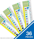 Carson Dellosa Education 30PC Quick Stick Name Plate Set offers alphabet charts - Image 2