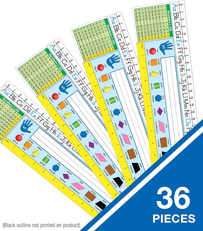 Carson Dellosa Education 30PC Quick Stick Name Plate Set offers alphabet charts - Image 2