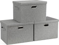 Graciadeco Large 17" 36 Quart Collapsible Stackable Storage Bins by GraciadecoStorage