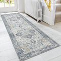GENIMO Runner Rug 2x12, Non Slip Vintage Hallway Runner Rugs, Low Pile