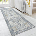 GENIMO Runner Rug 2x10, Machine Washable Vintage Runner Carpet, Non Slip