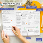 Clever Fox Planner PRO Light – Weekly & Monthly Life Planner to Increase - Image 3