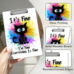 APIILVPQ Black Cat Clipboard, Cute Clipboards - Image 4
