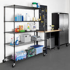 Seville Classics UltraDurable Heavy Duty NSF Solid Steel Wire Rack Storage Unit - Image 5