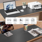 Aothia Leather Desk Pad Protector, Mouse Pad, Office Desk Mat, Non-Slip PU - Image 5