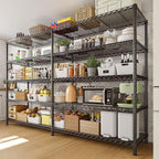 REIBII 72.8" W Storage Shelves Load 1600LBS, 5 Tier Metal Shelving Unit Wire - Image 2