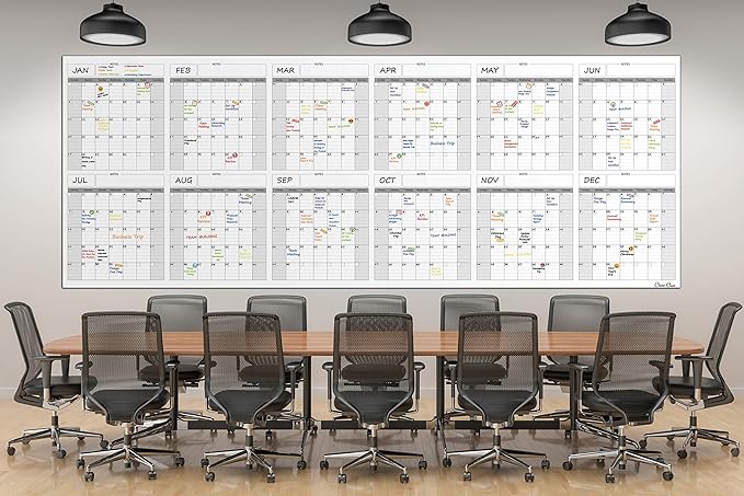 CLEVER CLEAN Large Dry Erase Wall Calendar - Image 6