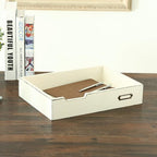 MyGift Rustic Wood Desktop Drawer-Style Stackable Document Letter Tray - Image 3