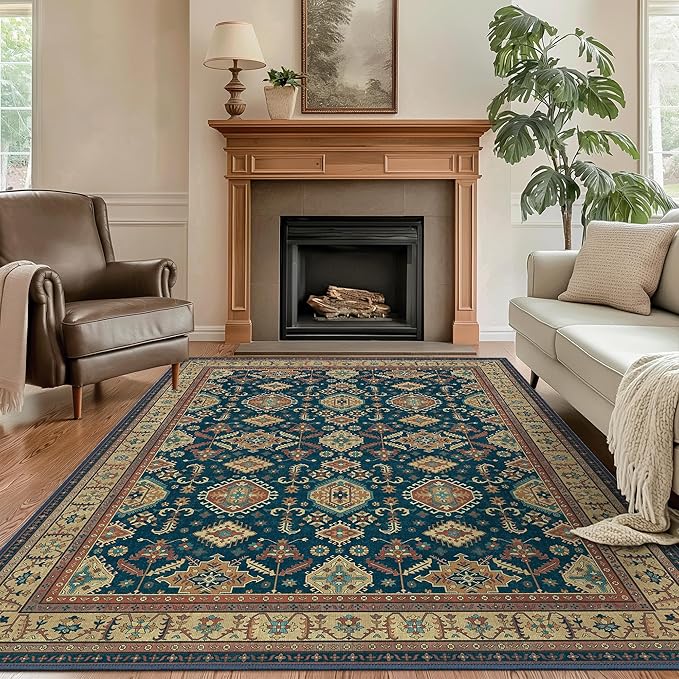 GENIMO Machine Washable 8x10 Area Rugs - Image 2