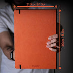 Dingbats* - Wildlife Plain Extra Large A4 Notebook - PU Leather Hardcover - Image 6