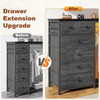 EnHomee 49.2" W Dresser for Bedroom - Image 7
