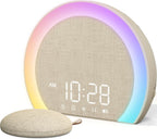 anjank extra loud alarm clock with wireless bed, main product view