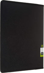 Filexec, 93630, Art Presentation Book, 24 Pocket, 11" x 14", 1 Each Black