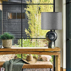 Gray Large Drum Lamp Shades for Floor Lamps Table Lamp Farmhouse Lamp Shade 16" - Image 7