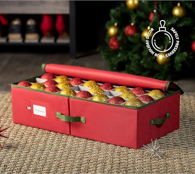 ZOBER Underbed Christmas Ornament Storage Box - Image 2