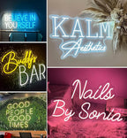 CIONAOR Custom Neon Sign, Custom LED Neon Sign Customizable - Image 4