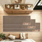 beqhause hallway runner rugs 2x6, hallway rug non-slip shown in use