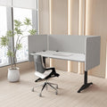 MORDEER 47.2 Inch Desk Divider Panels Set, Acoustic Divider Panel by MORDEER