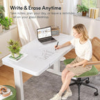 FLEXISPOT Comhar Electric Pure Glass Standing Desk - Image 5