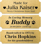 Caramel Sweet Life Personalized Name Plates, Solid Brass Engraved Plaque by Caramel