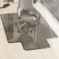 MESAILUP Beveled Edge Irregular Office Chair Mat by MESAILUP