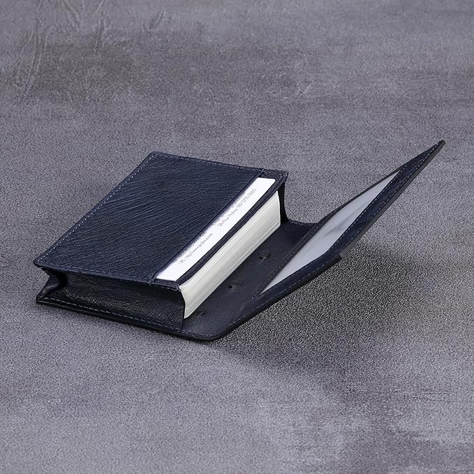 Leather Business Card Case Holder - Image 4
