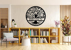 Personalized Tree of Life Metal Sign, Personalized Last Name Signs, Custom Name - Image 3